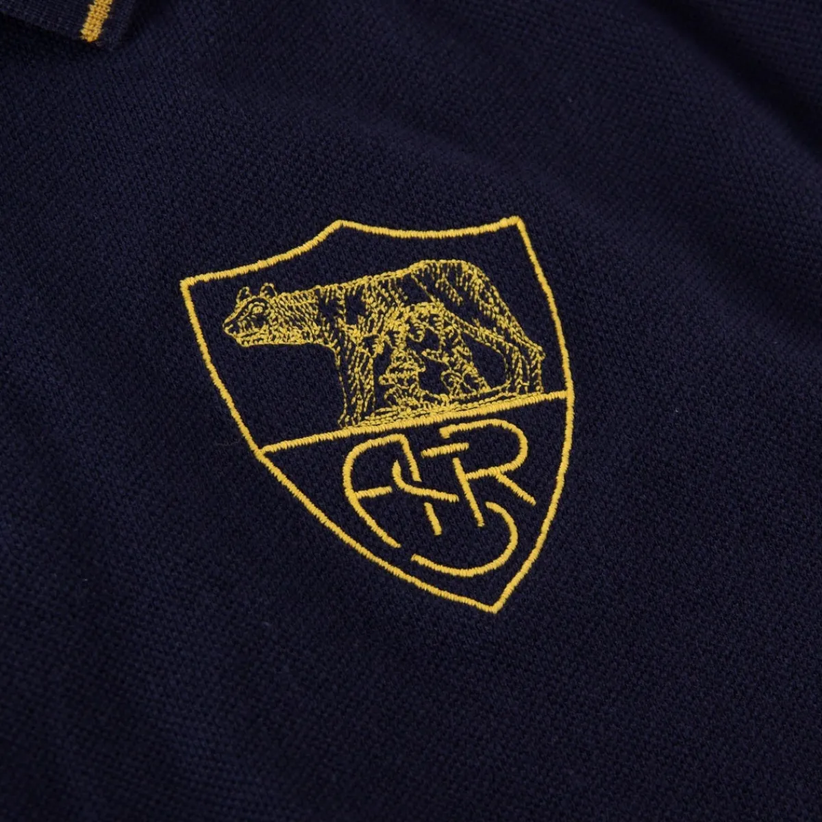 AS Roma Polo Heritage , Adulto, Blu<Uomo T-shirts E Polo
