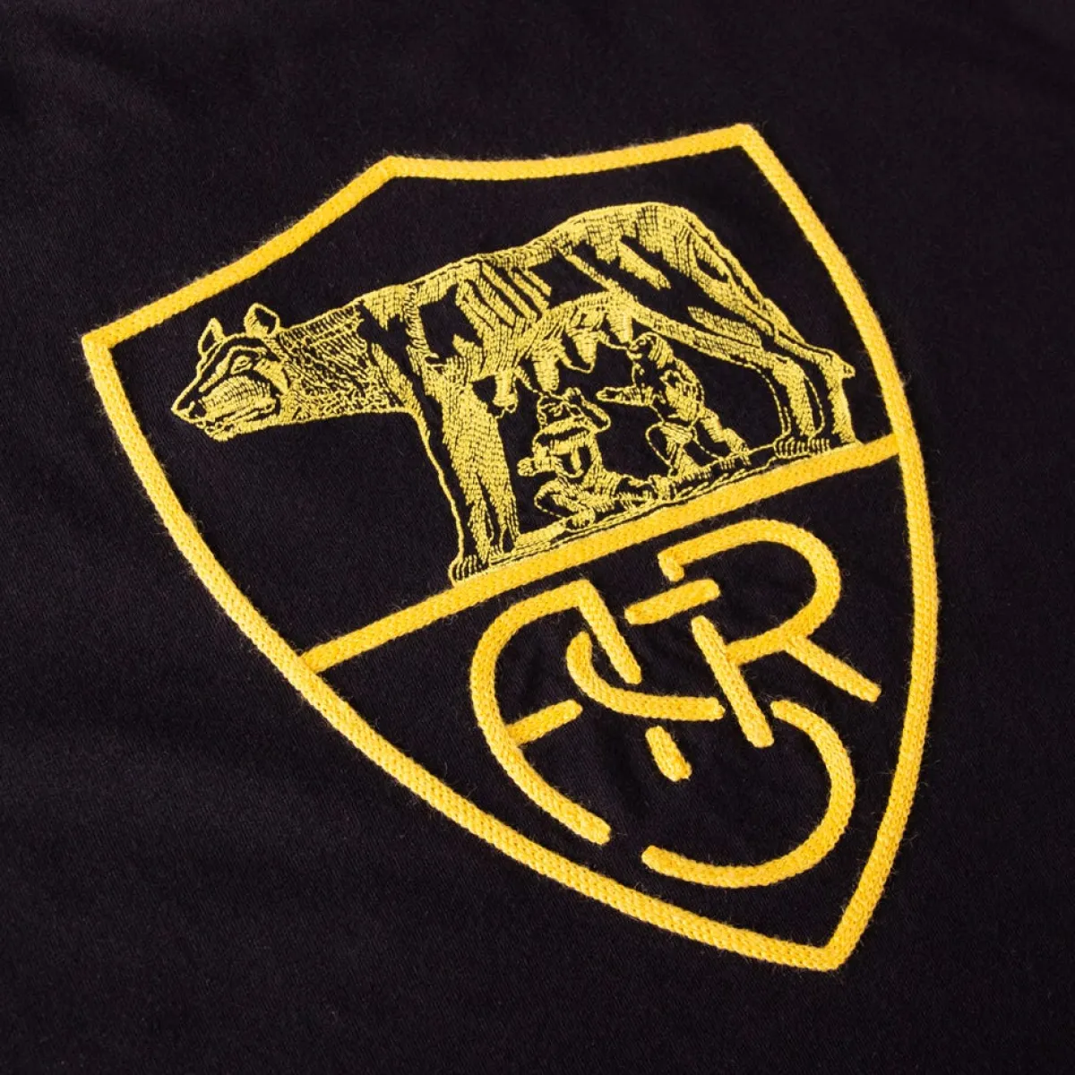 AS Roma T-shirt Heritage , Adulto, Nero<Uomo T-shirts E Polo